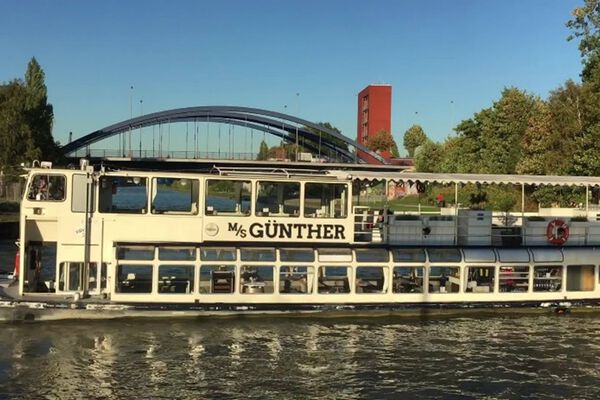 Motorschiff MS Günther au dem Kanal in Münster